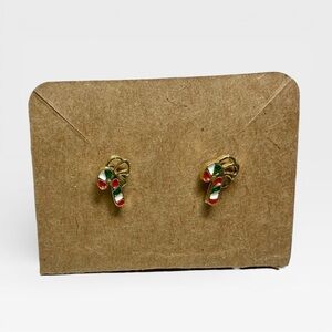 ❗5/$25❗Candy Cane Earrings